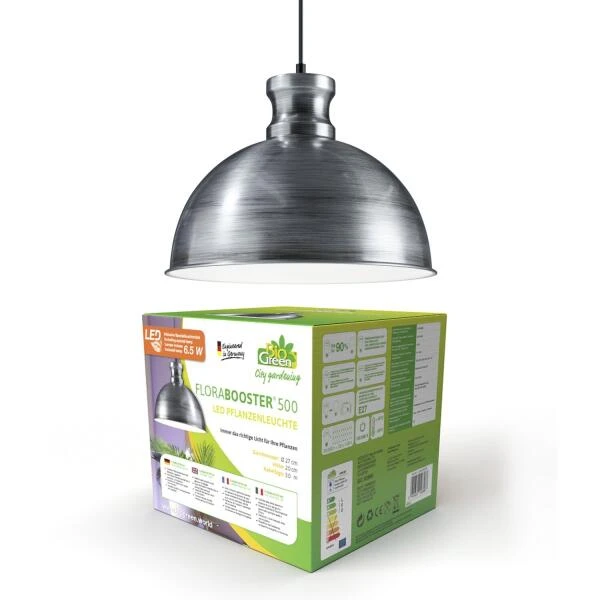 Groeilamp led Florabooster 500 - 6,5W - zink Groeilamp Led Florabooster 500 - 6,5W - Zink -Winkel Voor Plantenzaden En Meststoffen 1677499882 1 600
