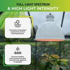 Groeilamp Led Florabooster 500 - 6,5W - Wit -Winkel Voor Plantenzaden En Meststoffen 1677504263 4 600