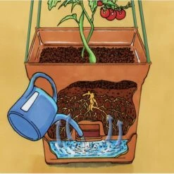 Plantentoren Maxitom Met Waterreservoir - Terracotta -Winkel Voor Plantenzaden En Meststoffen 1677510668 5 600