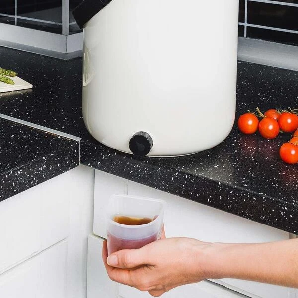 Bokashi Organko 2 compostemmer - 9,6 L Bokashi Organko 2 Compostemmer - 9,6 L -Winkel Voor Plantenzaden En Meststoffen bokashi organko 2 keukencompostemmer 1578151188 3 600