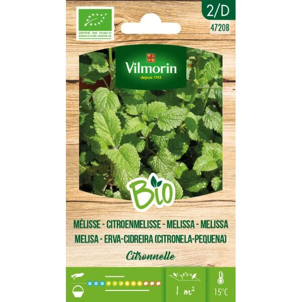 Citroenmelisse Citronelle BIO Citroenmelisse Citronelle BIO -Winkel Voor Plantenzaden En Meststoffen citroenmelisse citronelle bio 1646839509 7 600