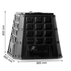 Compostvat Zwart 420 Liter -Winkel Voor Plantenzaden En Meststoffen compostvat zwart 400 liter 1504766156 1 600