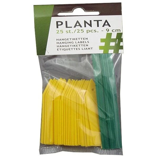 Hangetiketten - geel - set van 25 stuks Hangetiketten - Geel - Set Van 25 Stuks -Winkel Voor Plantenzaden En Meststoffen hangetiketten geel 1538469280 1 600