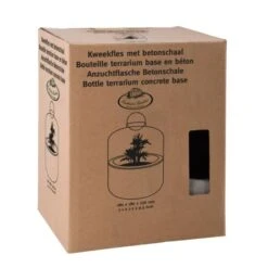 ESSCHERT DESIGN Kweekstolp Glas Op Betonbasis -Winkel Voor Plantenzaden En Meststoffen kweekstolp glas op betonbasis 1628768575 1 600