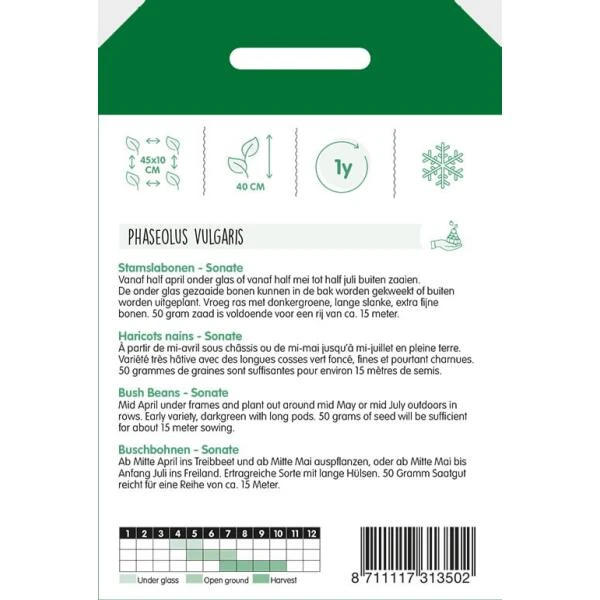 Lage slabonen Sonate 50 g Lage Slabonen Sonate 50 G -Winkel Voor Plantenzaden En Meststoffen lage slabonen sonate 50 g 1646840348 775 600