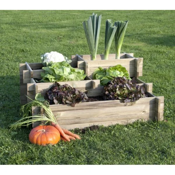 Moestuinbak Angelic trapvorm - 187 liter Moestuinbak Angelic Trapvorm - 187 Liter -Winkel Voor Plantenzaden En Meststoffen moestuinbak nikita trapvorm 1484068158 3 600