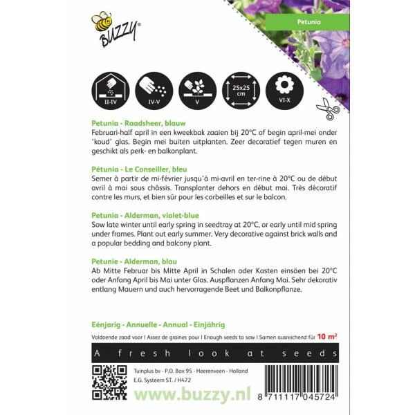 Petunia Raadsheer - Petunia nana compacta Petunia Raadsheer - Petunia Nana Compacta -Winkel Voor Plantenzaden En Meststoffen petunia raadsheer petunia nana compacta 1646840330 422 600