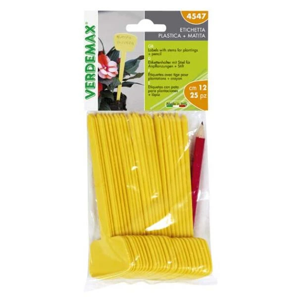 Plantenlabels met potlood - geel - set van 25 stuks Plantenlabels Met Potlood - Geel - Set Van 25 Stuks -Winkel Voor Plantenzaden En Meststoffen plantenlabels geel met potlood 1622190430 1 600
