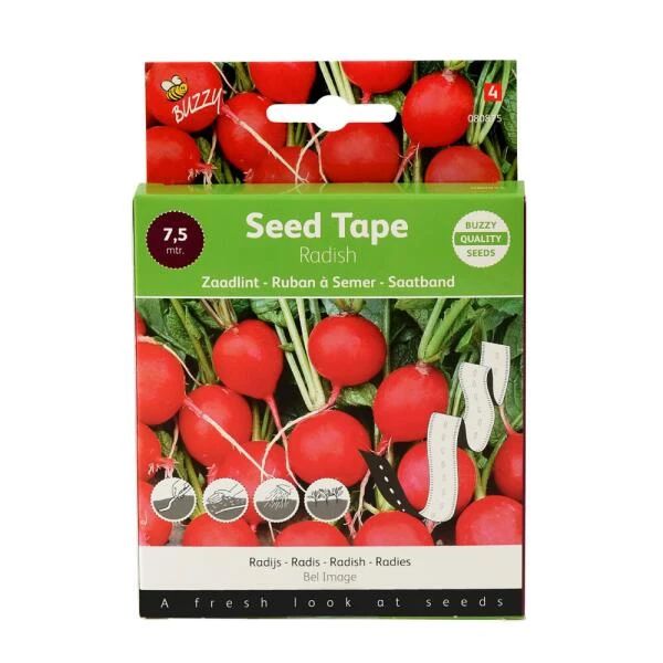 Radijsjes zaailint 7,5 m Radijsjes Zaailint 7,5 M -Winkel Voor Plantenzaden En Meststoffen radijsjes zaailint 75 m 1646840346 723 600