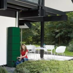 Regenton Muurmodel SLIM 650 Liter + Kraan - Groen -Winkel Voor Plantenzaden En Meststoffen regenton muurmodel slim 650l groen kr 1603727192 600