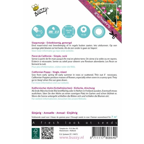 Slaapmutsje - Californische papaver Slaapmutsje - Californische Papaver -Winkel Voor Plantenzaden En Meststoffen slaapmutsje californische papaver 1646840342 664 600