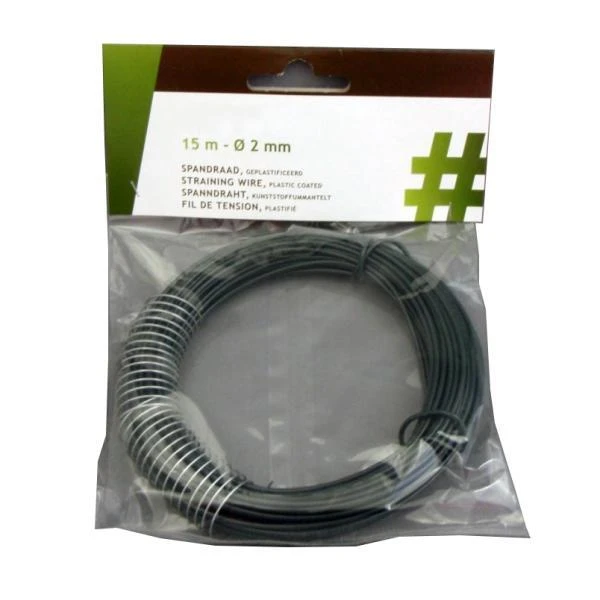 Spandraad geplastificeerd - 15 m Spandraad Geplastificeerd - 15 M -Winkel Voor Plantenzaden En Meststoffen spandraad geplastificeerd 15 m 1484066277 1 600