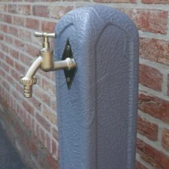 Waterzuil Met Kraan En Aansluiting - Grijs -Winkel Voor Plantenzaden En Meststoffen tuinpaal met waterkraan 1498043234 1 600