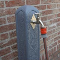 Waterzuil Met Kraan En Aansluiting - Grijs -Winkel Voor Plantenzaden En Meststoffen tuinpaal met waterkraan 1498043411 1 600