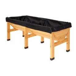 Vegtrug Verhoogde Kweektafel - 180 × 76 × 80 Cm -Winkel Voor Plantenzaden En Meststoffen vegtrug 180 cm 1484054920 4 600