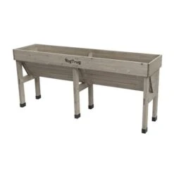 Verhoogde Kweektafel Muurmodel Grijs - 180 × 46 × 80 Cm -Winkel Voor Plantenzaden En Meststoffen vegtrug muurmodel 180 cm grijs 1540753223 1 600