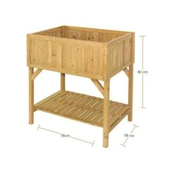 Verhoogde Kweektafel Vegtrug - Naturel -Winkel Voor Plantenzaden En Meststoffen verhoogde kweektafel vegtrug 1625036381 3 600