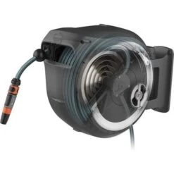 Wandslangenbox GARDENA RollUp Wit - M/L - 25 M -Winkel Voor Plantenzaden En Meststoffen wandslangenbox gardena rollup wit ml 1651154526 5 600