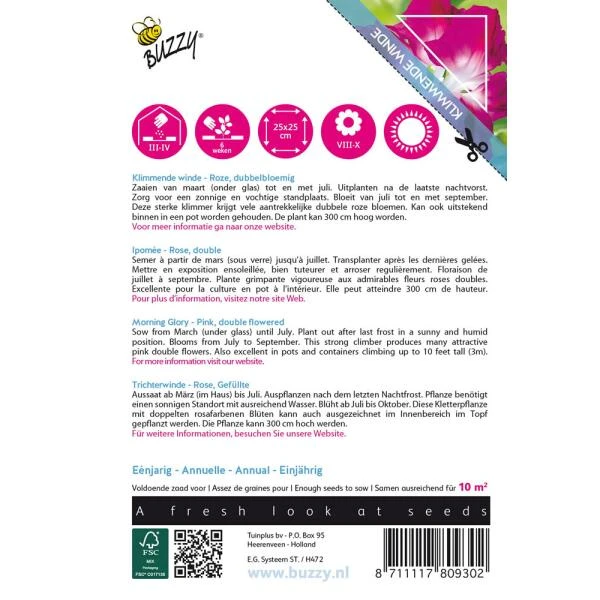 Winde roze - Ipomoea dubbel (Klimmer) Winde Roze - Ipomoea Dubbel (Klimmer) -Winkel Voor Plantenzaden En Meststoffen winde roze ipomoea dubbel klimmer 1646840341 648 600