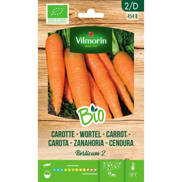 Wortel Berlicum 2 BIO Wortel Berlicum 2 BIO -Winkel Voor Plantenzaden En Meststoffen wortel berlicum 2 bio 1646839542 210 600