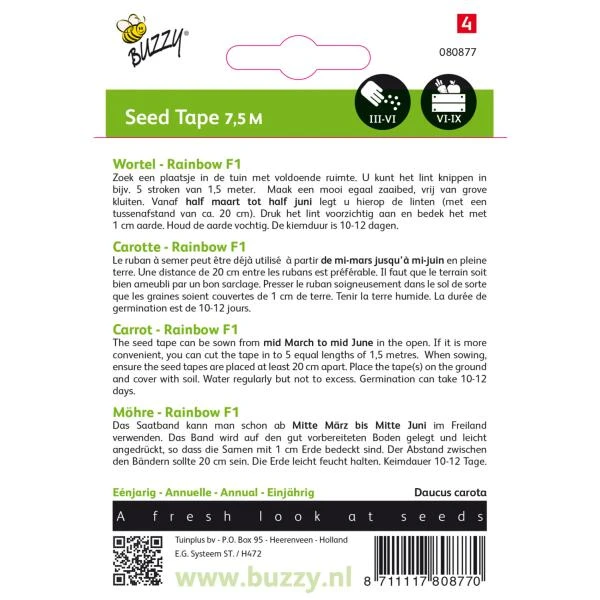 Zaadband Wortel Rainbow F1 Zaadband Wortel Rainbow F1 -Winkel Voor Plantenzaden En Meststoffen zaadband wortel rainbow f1 1646840379 1455 600