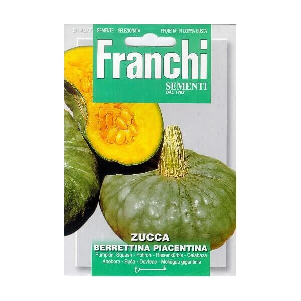 Zucca Berrettina Piacentina - Pompoen groen Zucca Berrettina Piacentina - Pompoen Groen -Winkel Voor Plantenzaden En Meststoffen zucca berrettina piacentina pompoen groen 1646840374 1371 600
